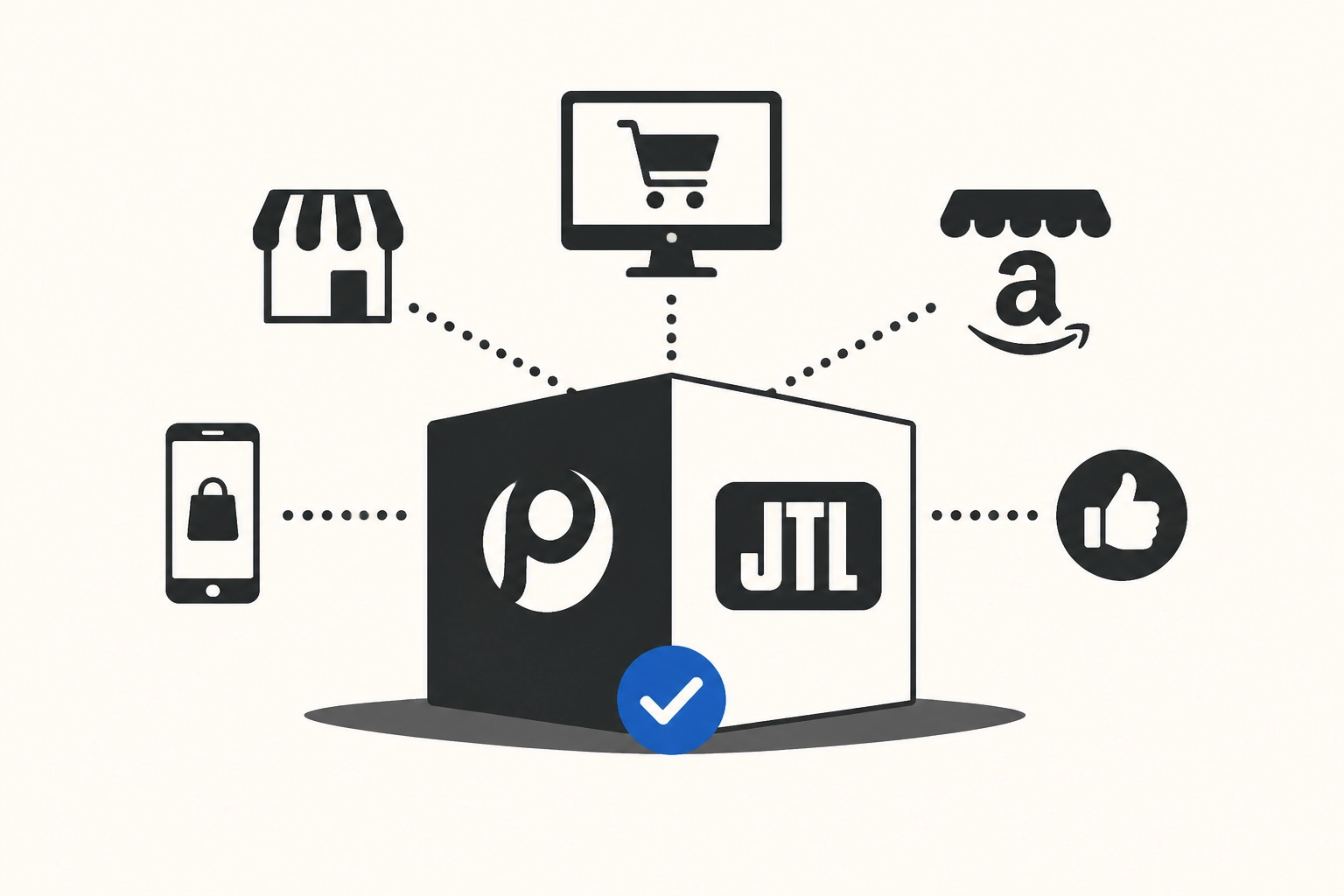 Professional header image for comparison analysis: plentymarkets und JTL im Vergleich: Welche Warenwirtschaf...