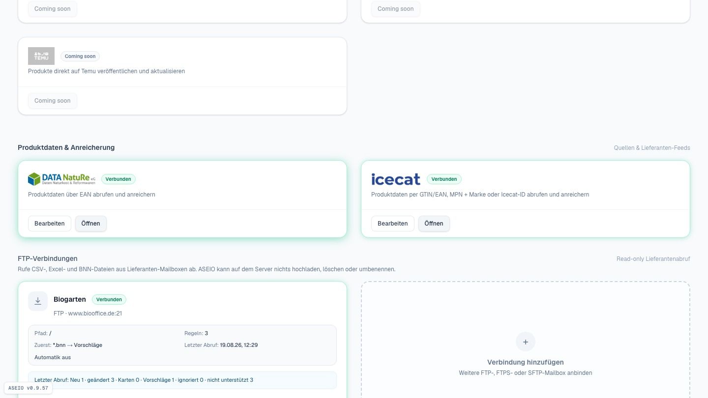 Screenshot: Voraussetzung: User-ID und Passwort von DataNature